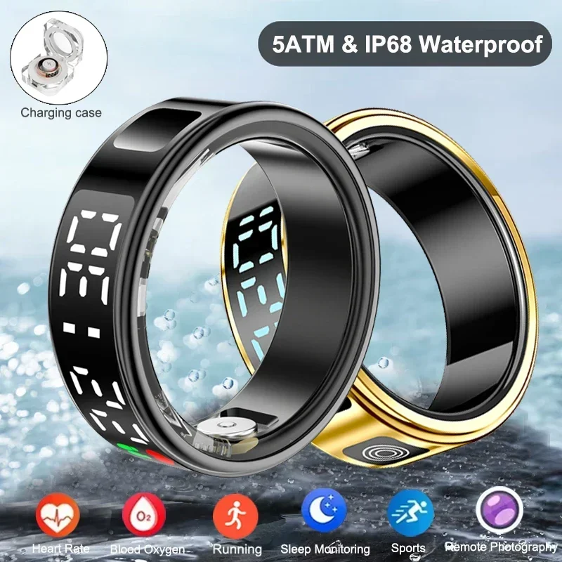 Health Monitors - Anillo inteligente para hombres y mujeres,