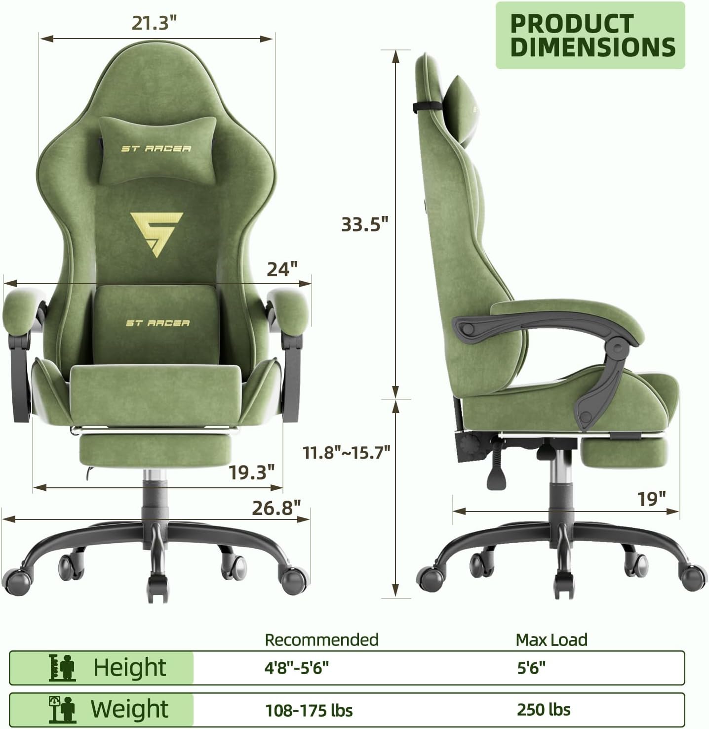 Silla de juego de diseño depor - Massage reseña y precio