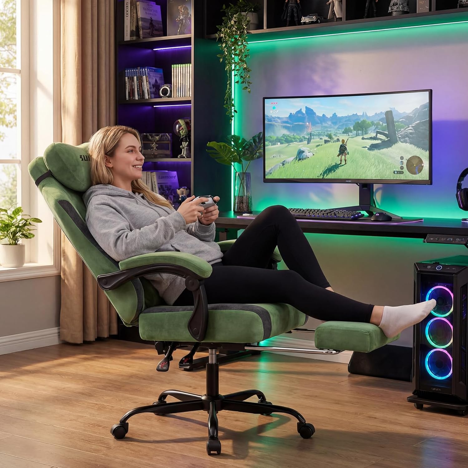 Silla de videojuegos con respa - Massage reseña y precio