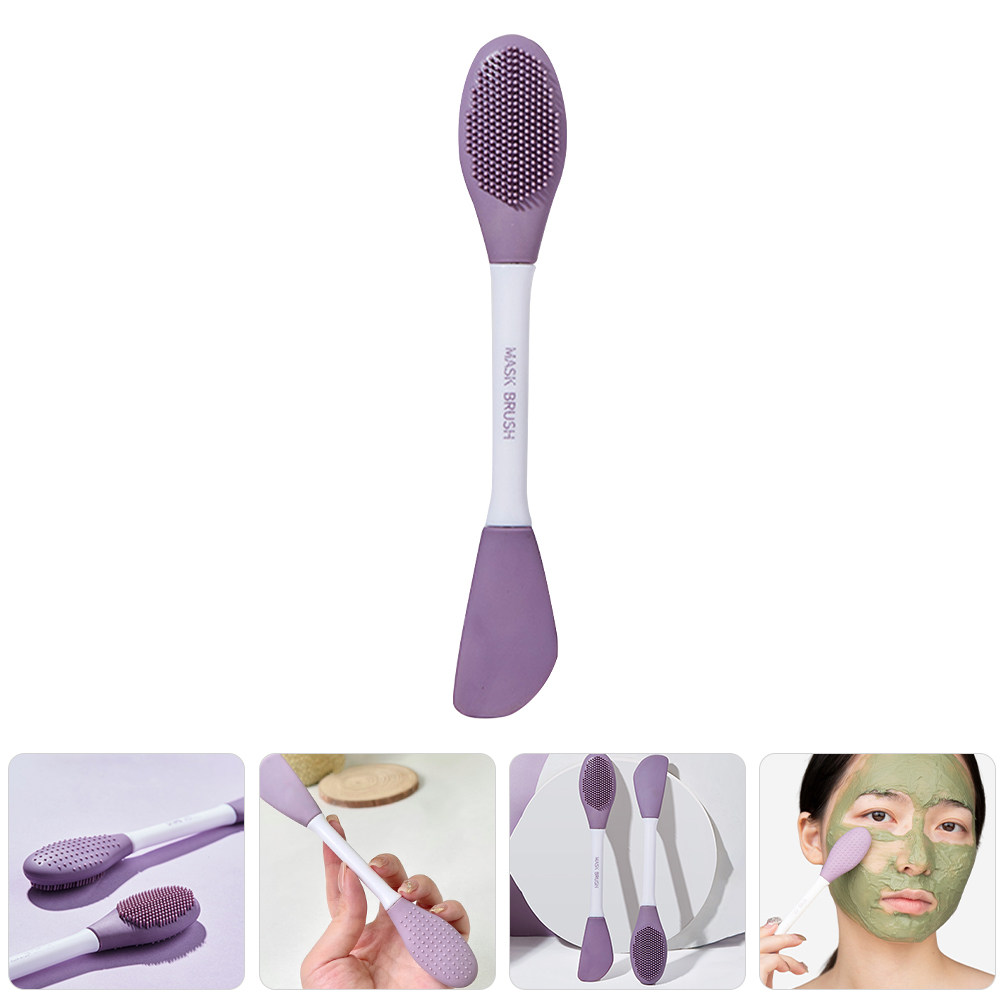 Brocha de silicona de doble ca - Silicone Face Scrubber Electric reseña y precio