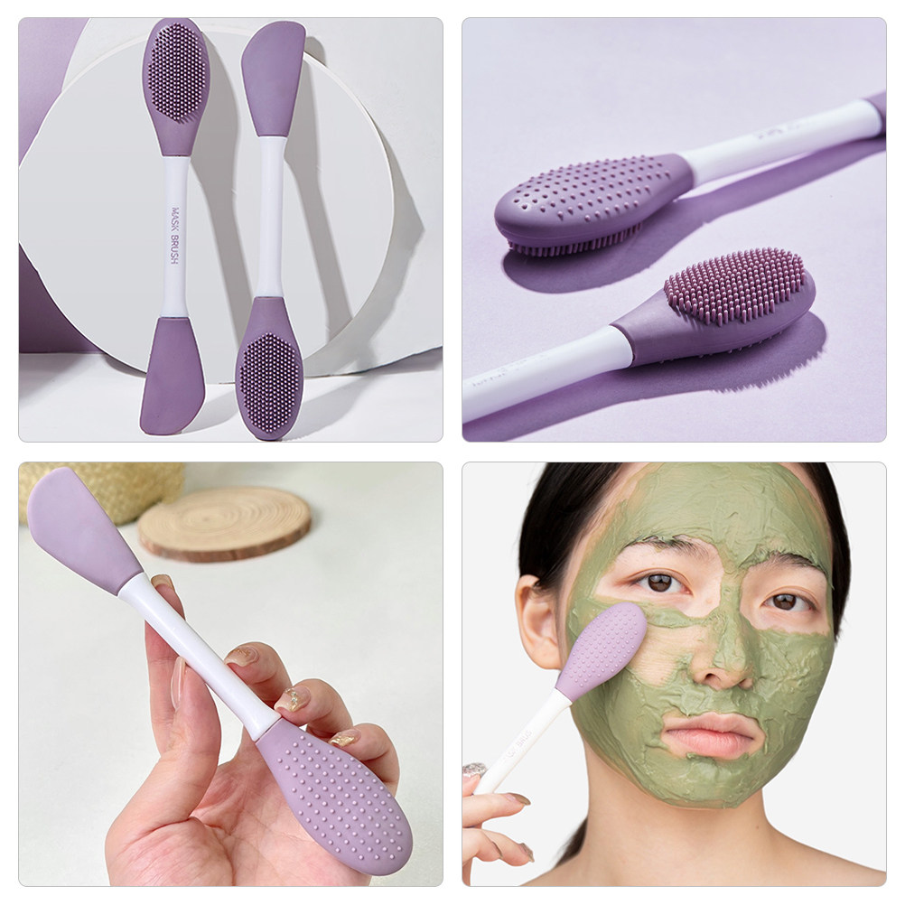 Brocha de silicona de doble ca - Silicone Face Scrubber Electric reseña y precio