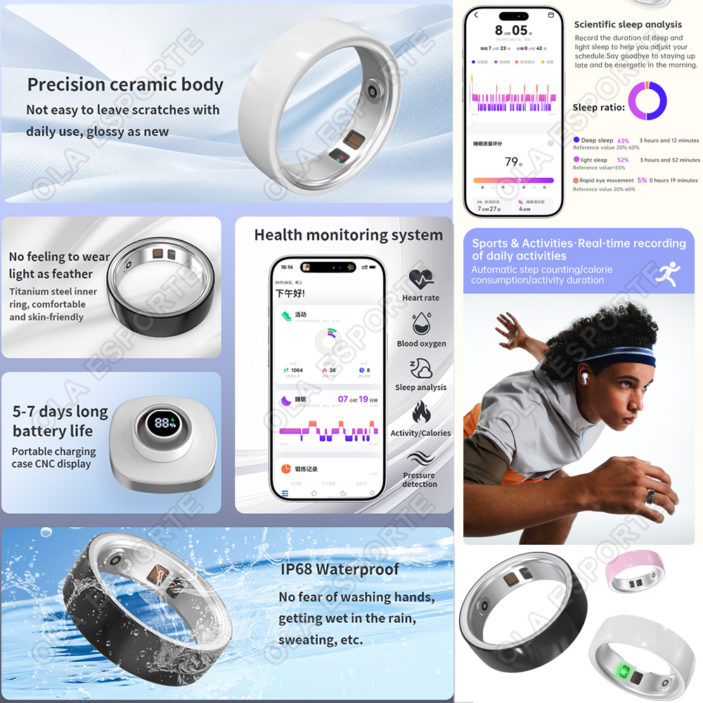 Anillo inteligente de cerámica - Health Monitors reseña y precio