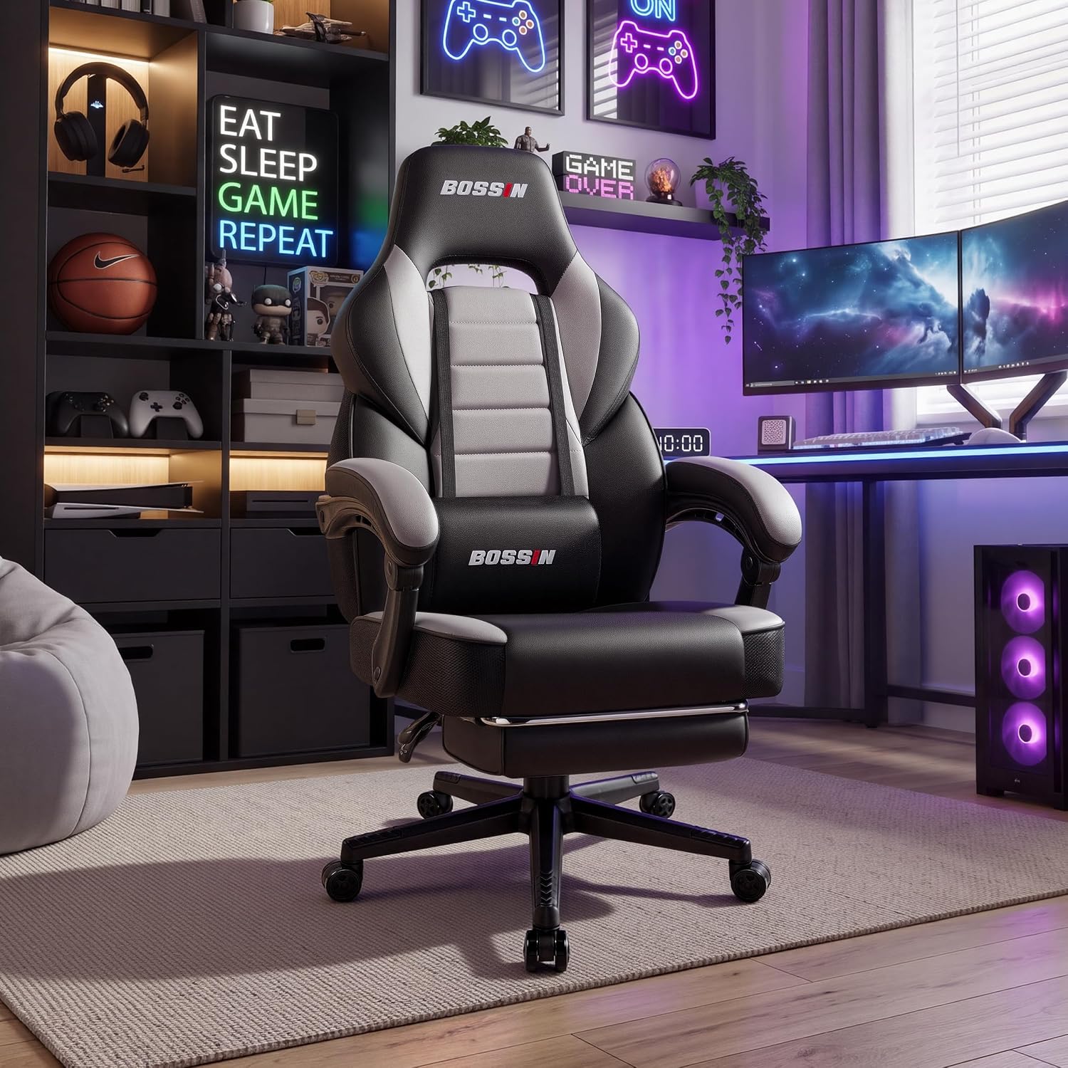 Silla de juego con función de  - Massage reseña y precio