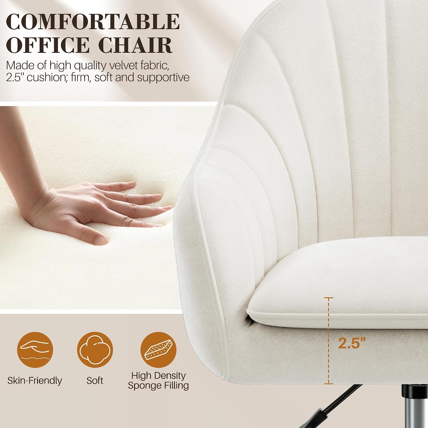 Silla de tocador con ruedas, c - Makeup reseña y precio