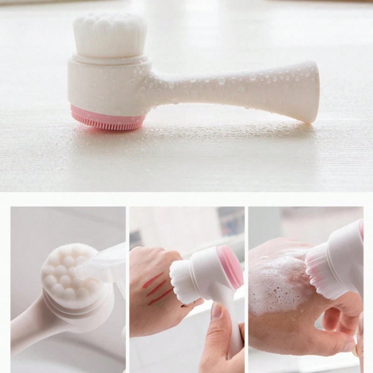 Limpiador Facial de doble cara - Silicone Face Scrubber Electric reseña y precio
