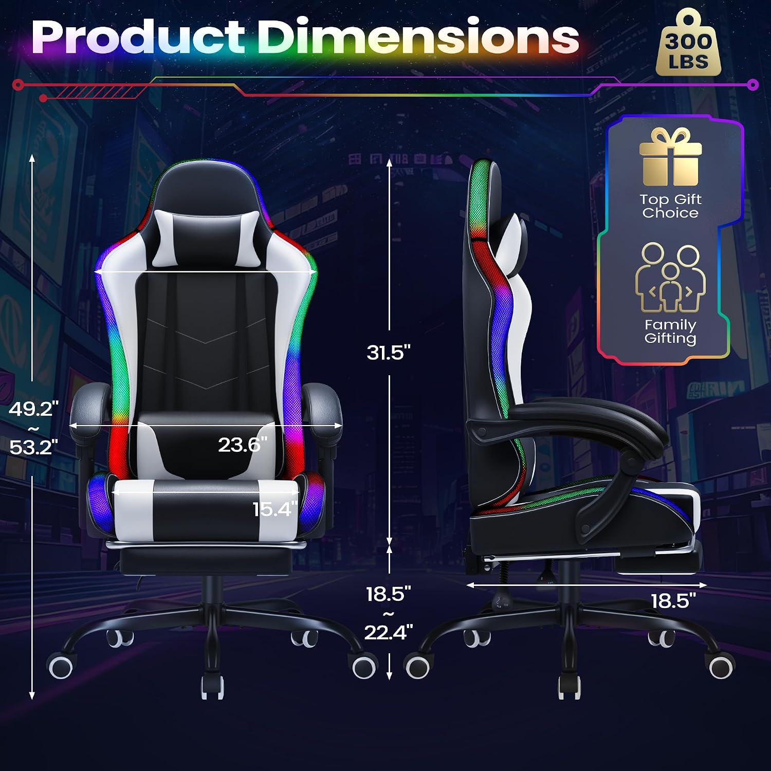 Silla de juego Homall, silla e - Massage reseña y precio